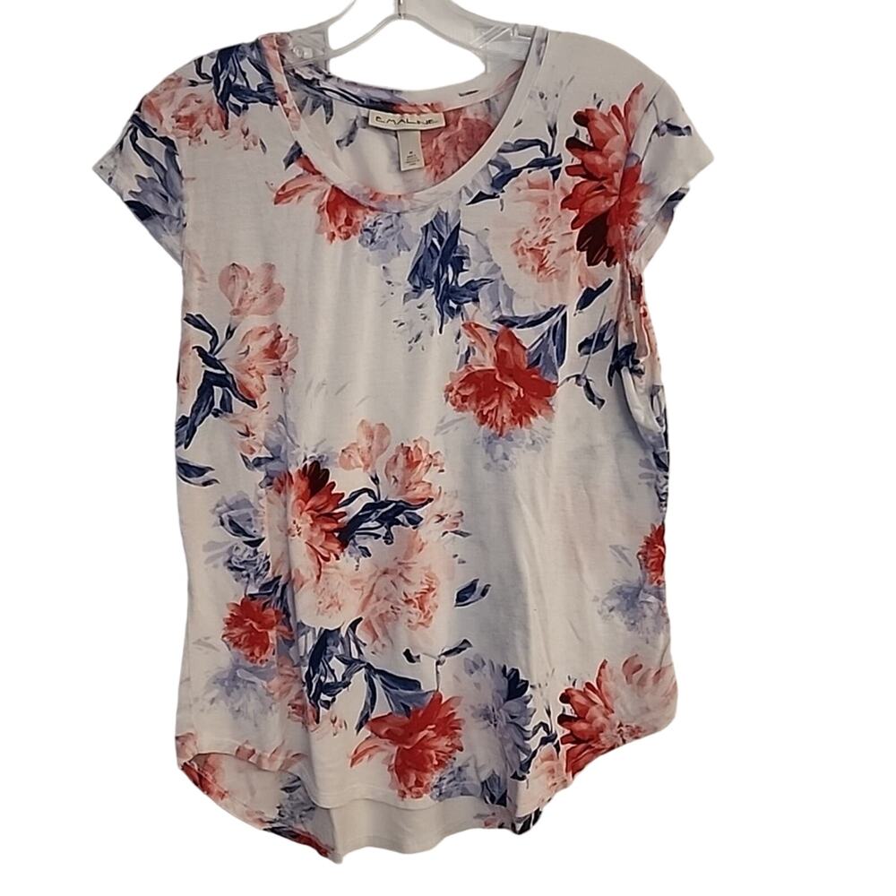 Emaline Red/White/Blue Lightweight Tee, Medium